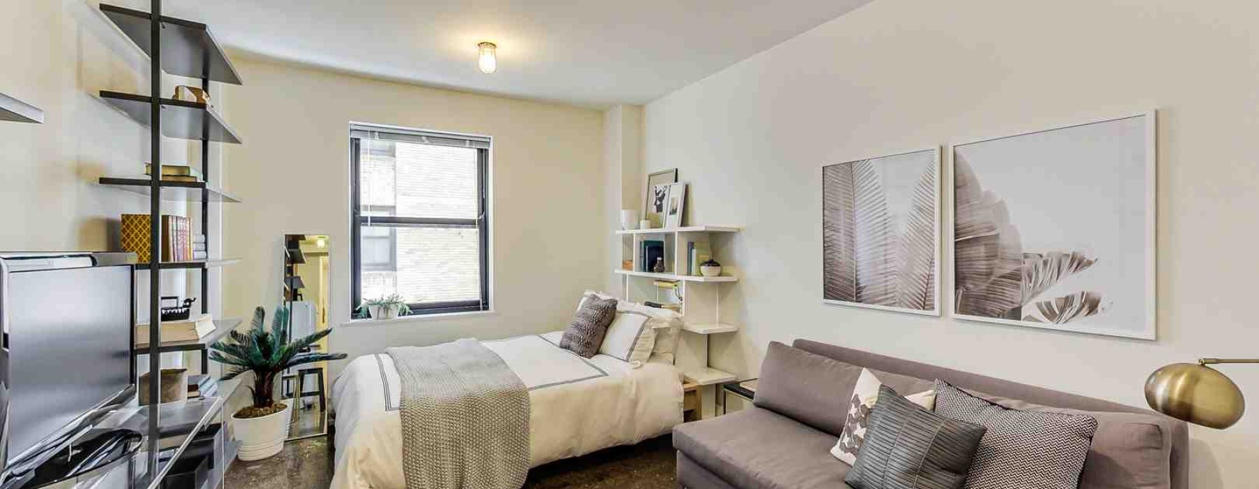 Modern studio apartment interior in Uptown Chicago - studio apartment in uptown chicago